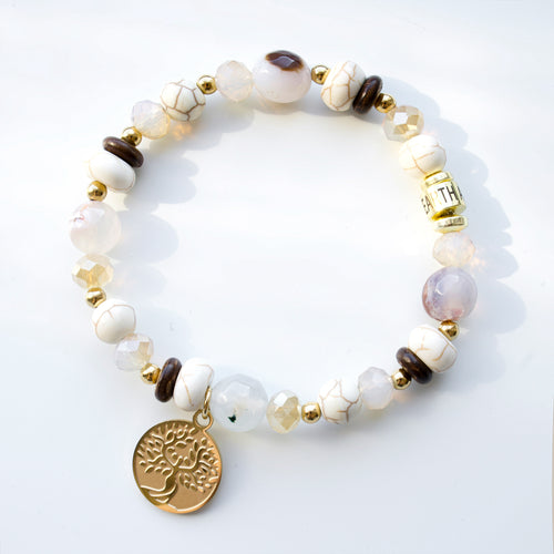 Bracelet message amie - Doré