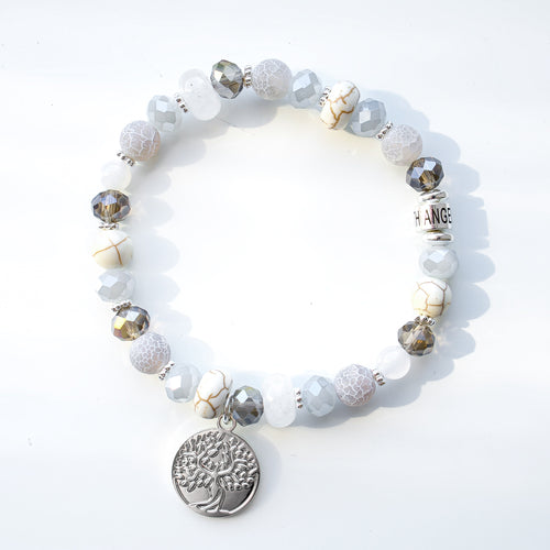 Message bracelet "éducatrice" - Silver