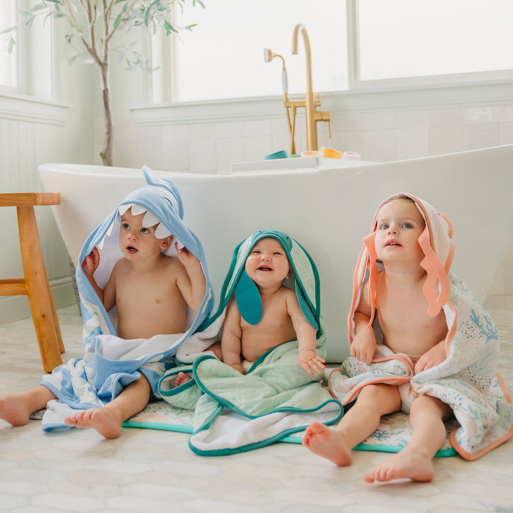 Hooded towel - Shark