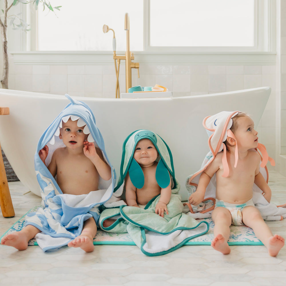 Hooded towel - Shark