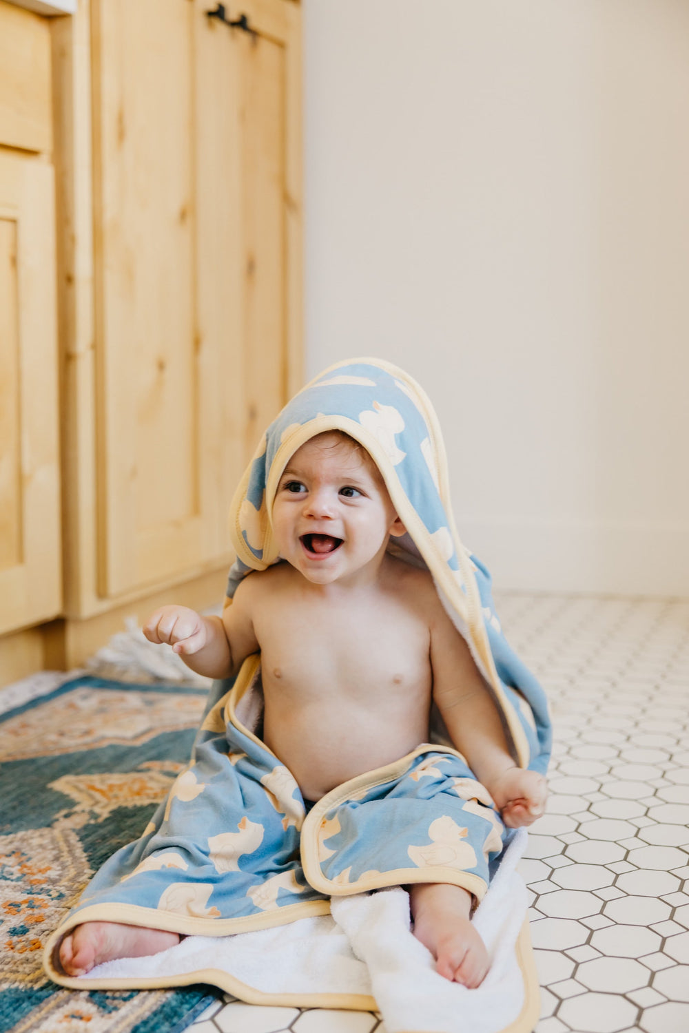 Serviette à capuche - Ducky