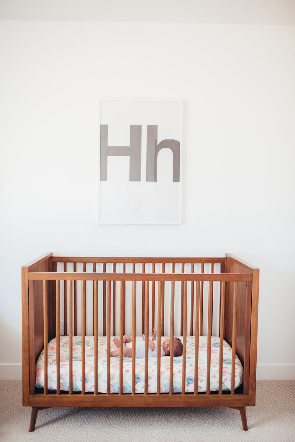Crib fitted sheet - Bloom