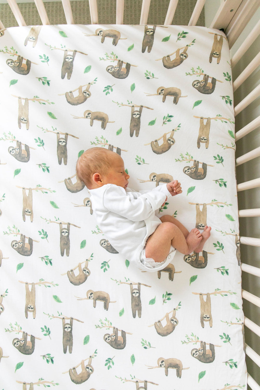 Crib fitted sheet - Noah