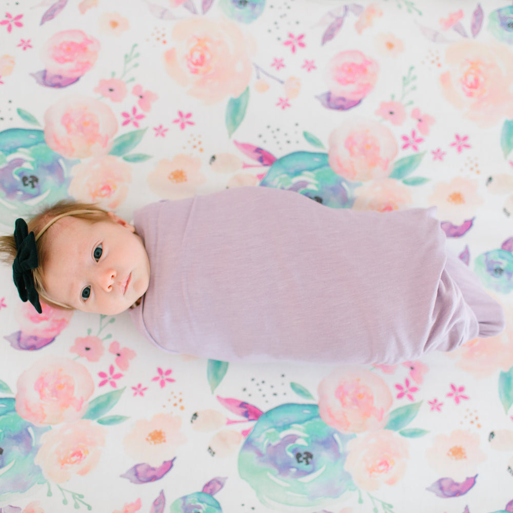 Crib fitted sheet - Bloom