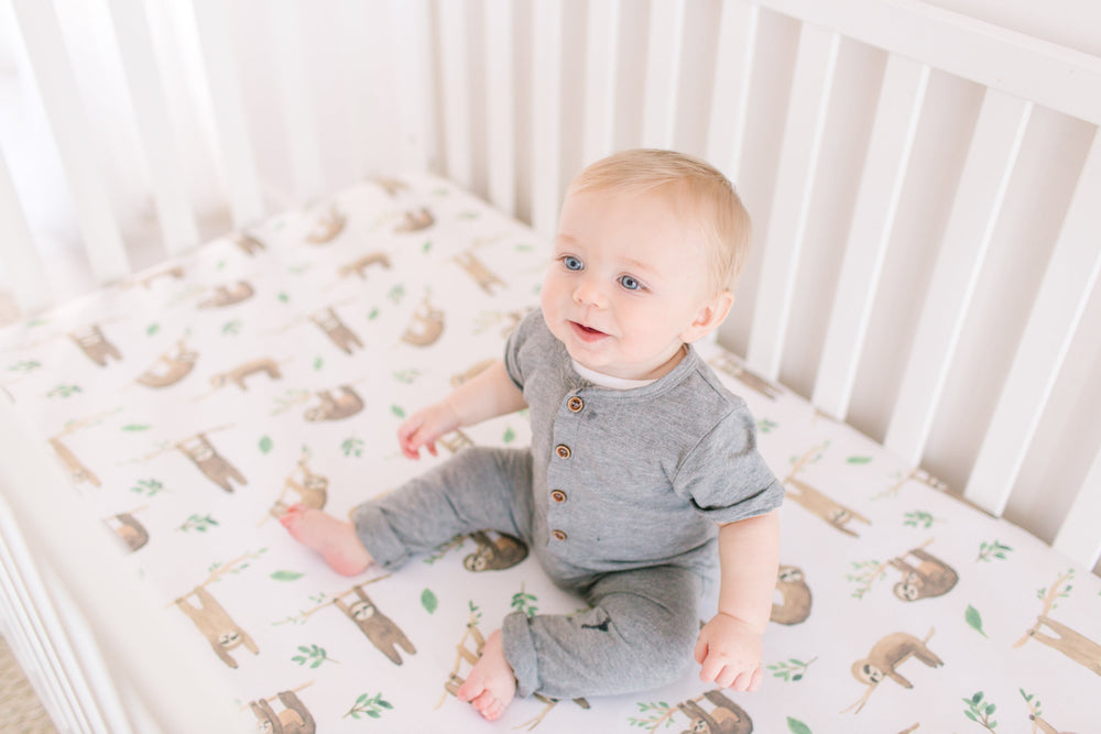 Crib fitted sheet - Noah