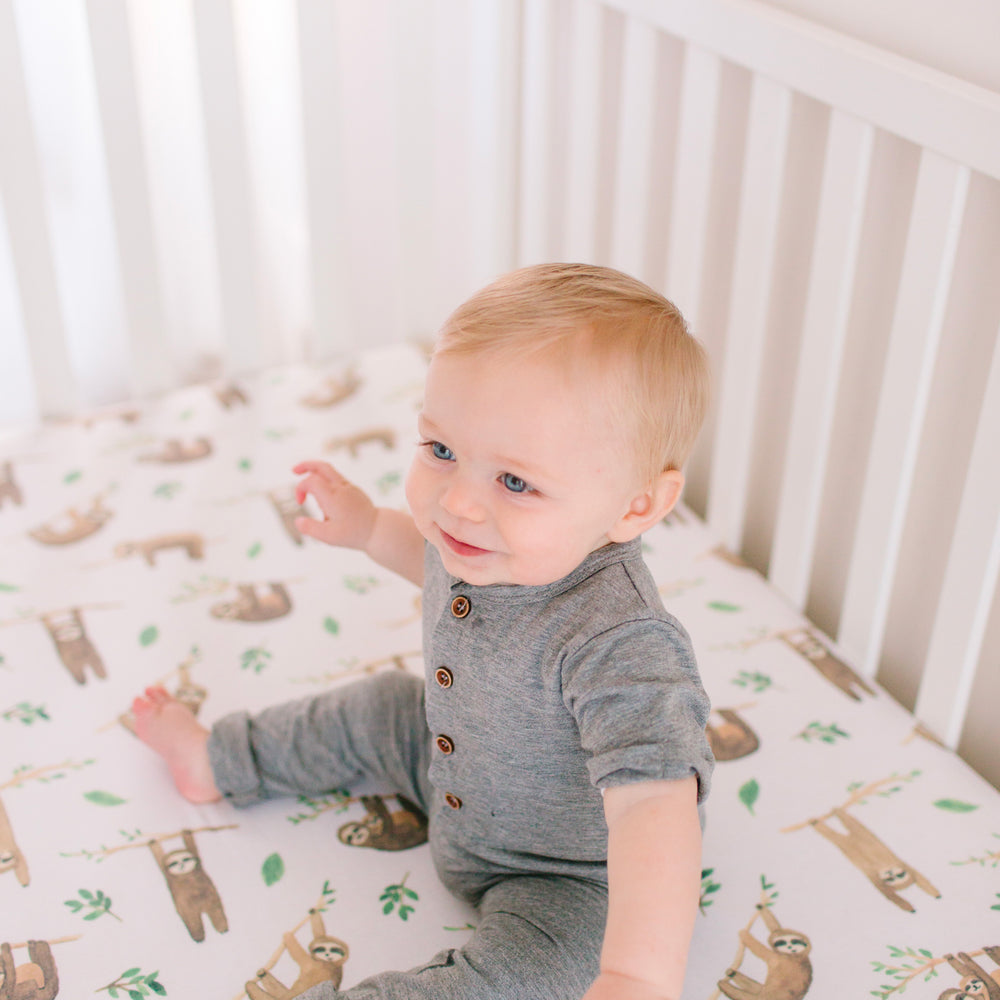 Crib fitted sheet - Noah