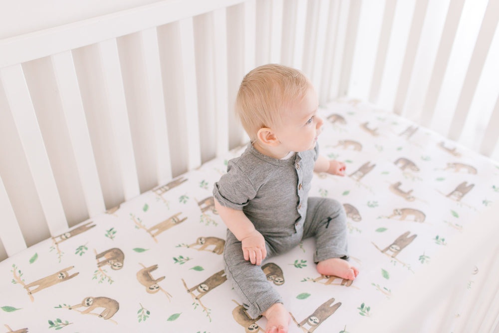 Crib fitted sheet - Noah
