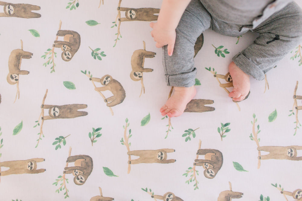 Crib fitted sheet - Noah