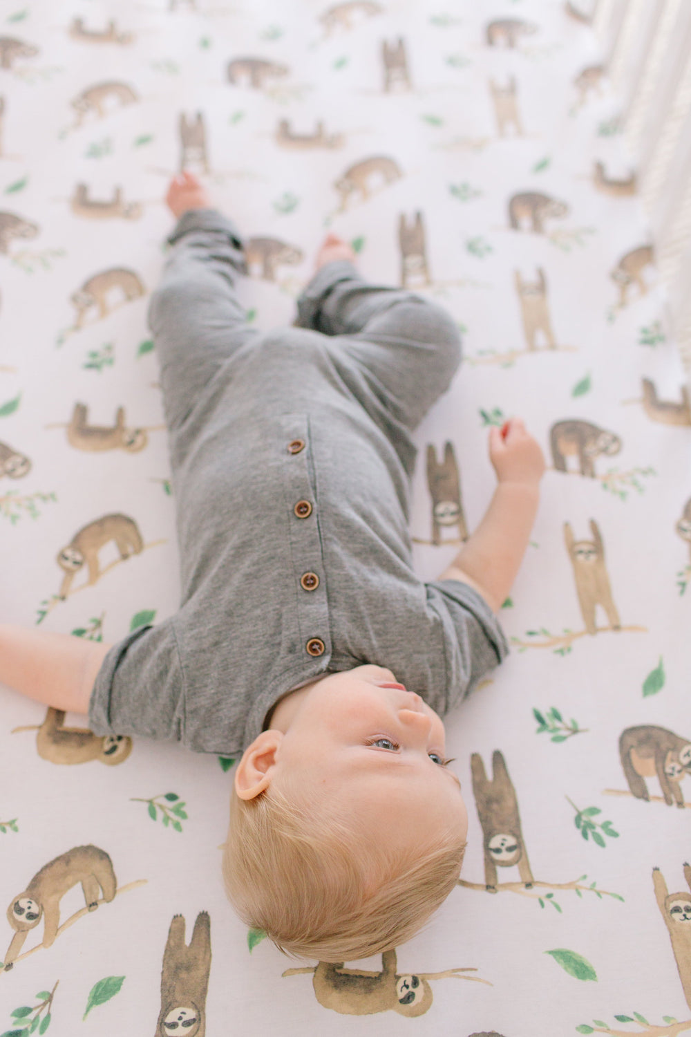 Crib fitted sheet - Noah