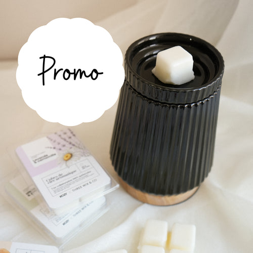 Brûleur noir + cubes de cire GRATUIT