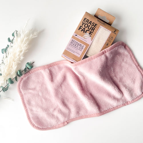 Duo de lingettes démaquillantes réutilisables