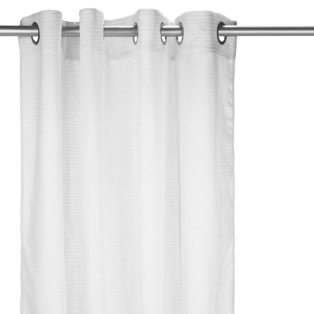Rideau texturé - Blanc||Textured curtain - White
