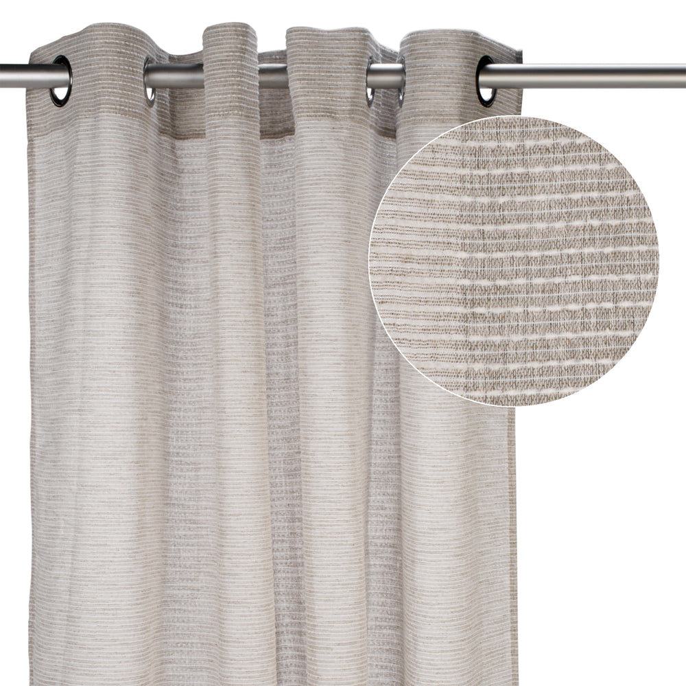 Rideau texturé - Taupe||Textured curtain - Taupe