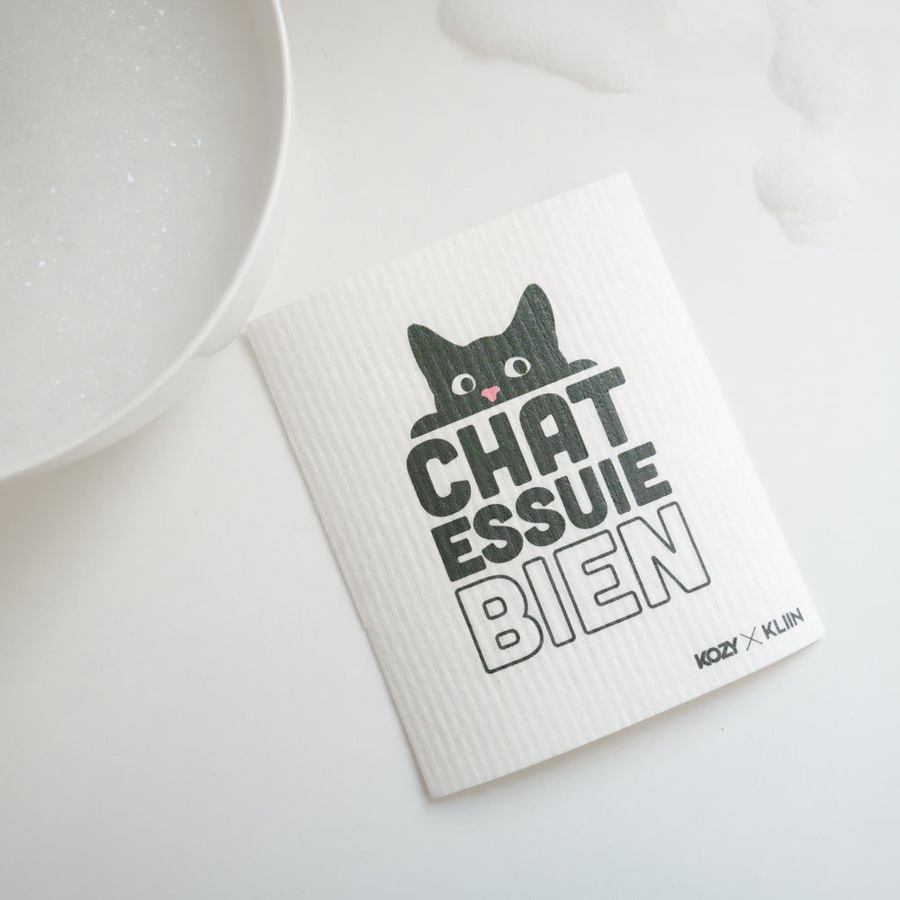 Lingette réutilisable - Chat||Reusable wipe - Cat