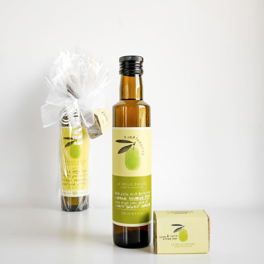 Ensemble-cadeau - Vinaigrette au balsamique blanc & savon