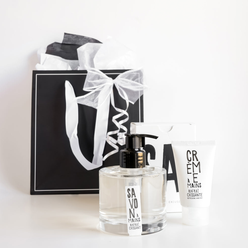 Ensemble-cadeau - Savon & mini crème