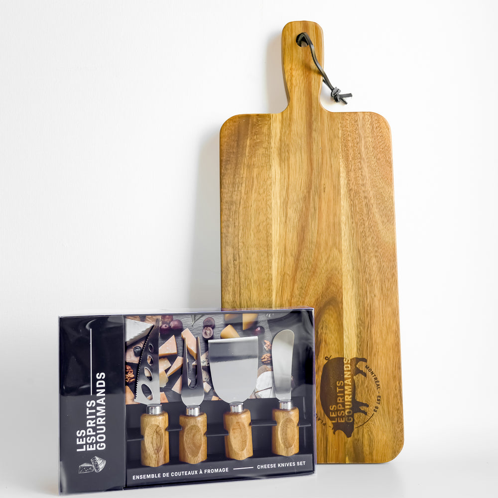 Duo cadeau - Planche & couteaux