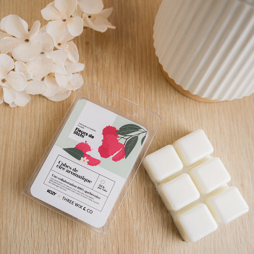 Cubes de cire - Fleur de litchi