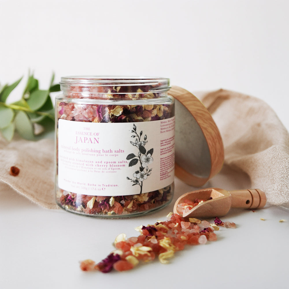 Thé de bain exfoliant - Fleur de cerisier