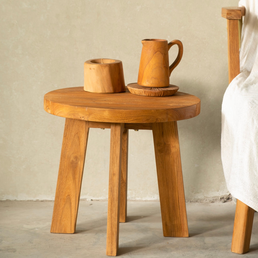Table d'appoint en teck - Mikano