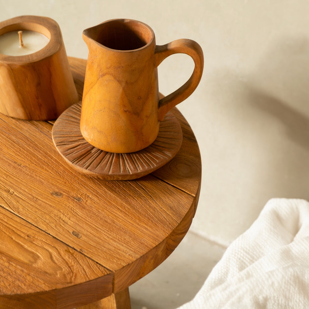 Table d'appoint en teck - Mikano