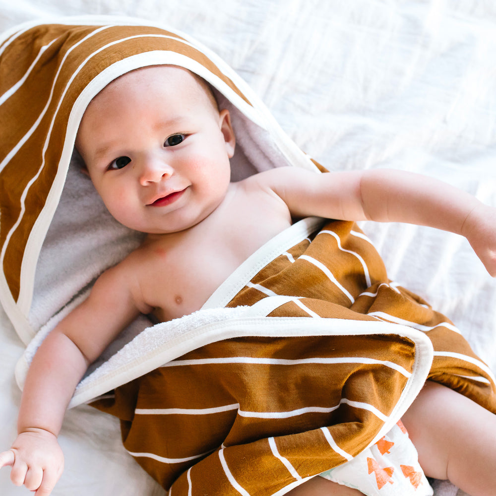 Hooded towel - Camel