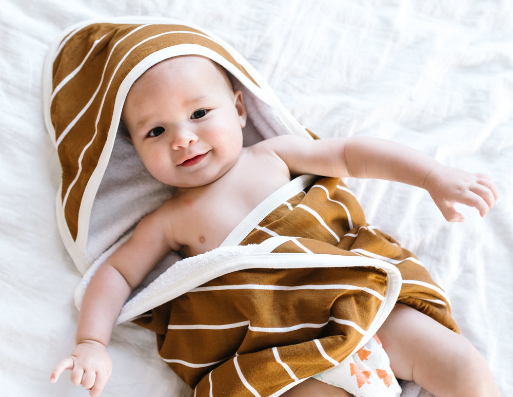 Serviette à capuche - Camel