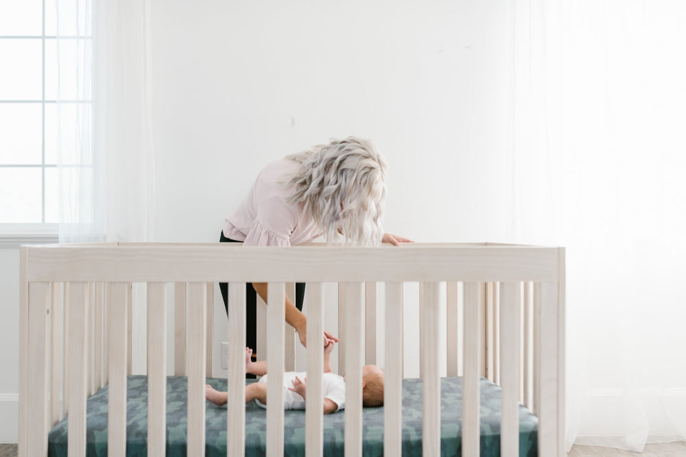 Crib fitted sheet - Hunter