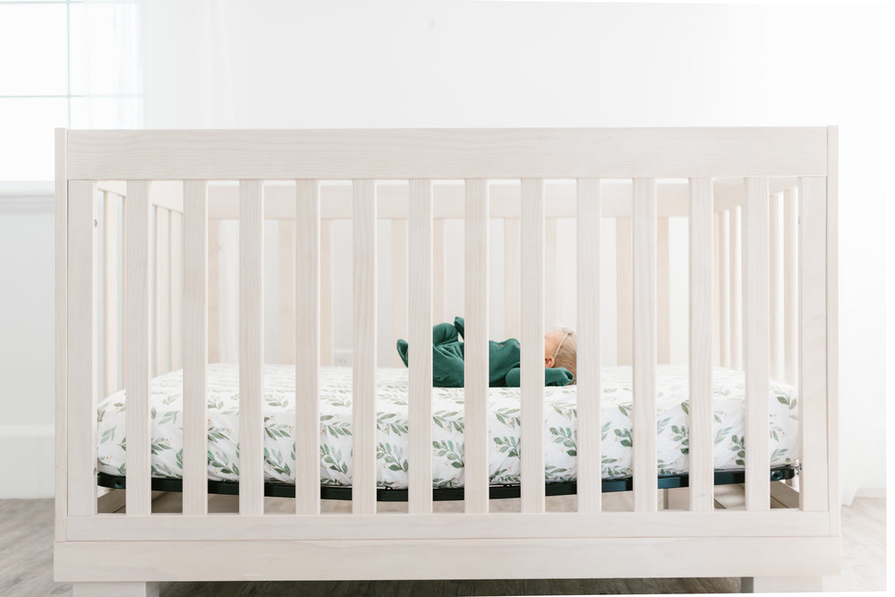 Crib fitted sheet - Fern