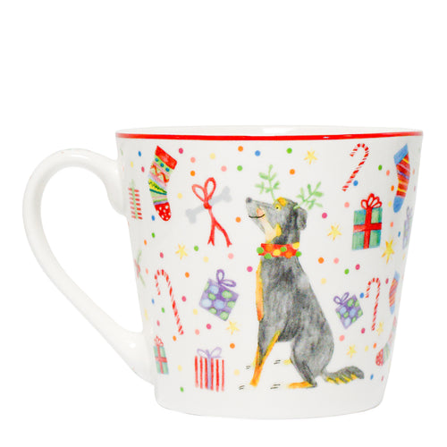 Tasse de Noël vintage - Chien