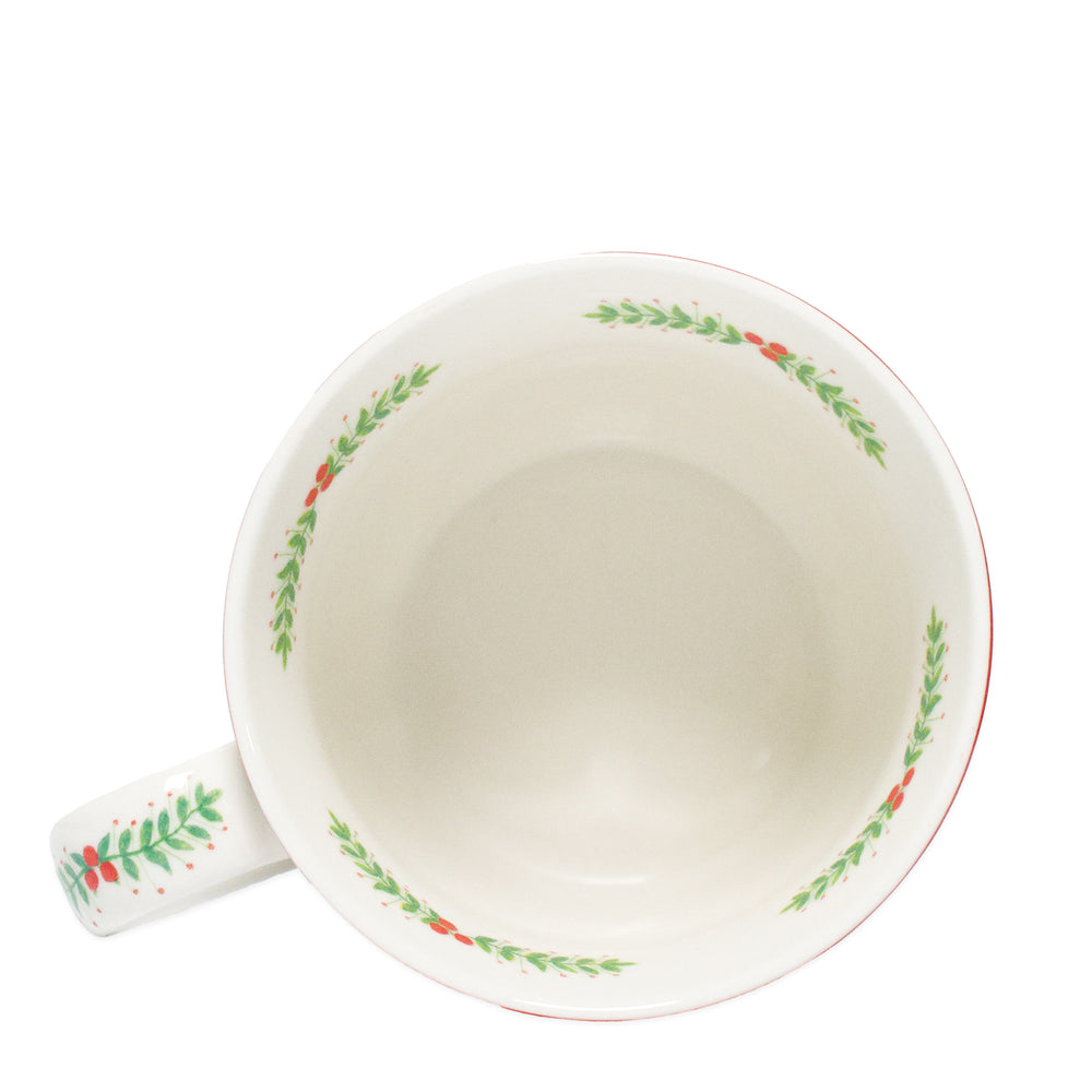 Tasse de Noël vintage - Chat