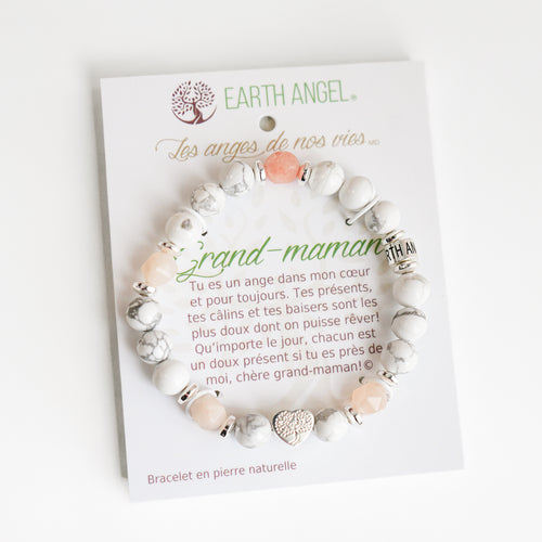 Bracelet message "Grandma" - Pink