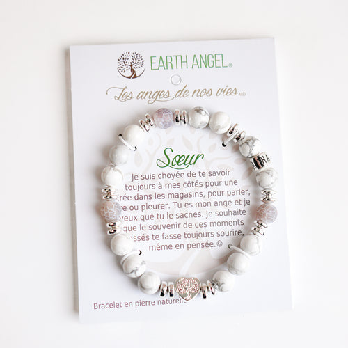 Sister message bracelet - Gray