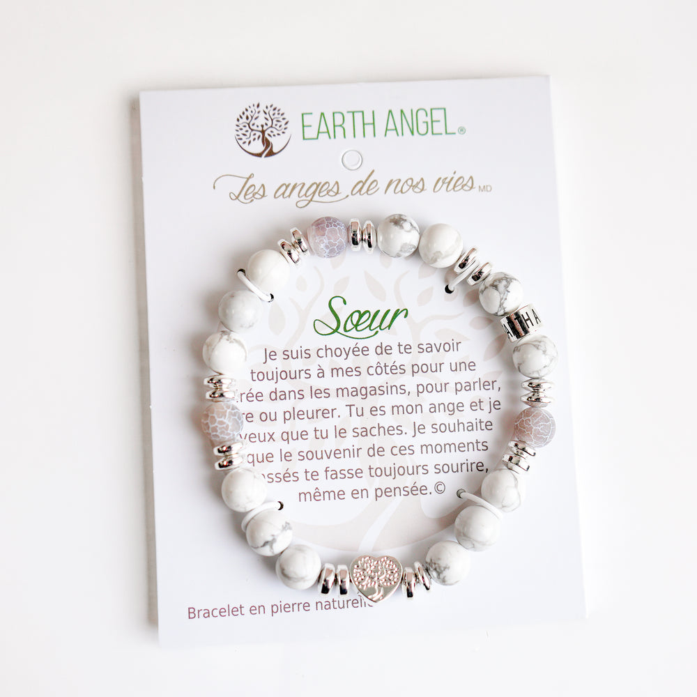 Sister message bracelet - Gray