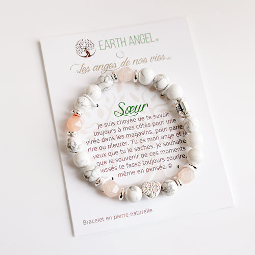 Sister message bracelet - Pink
