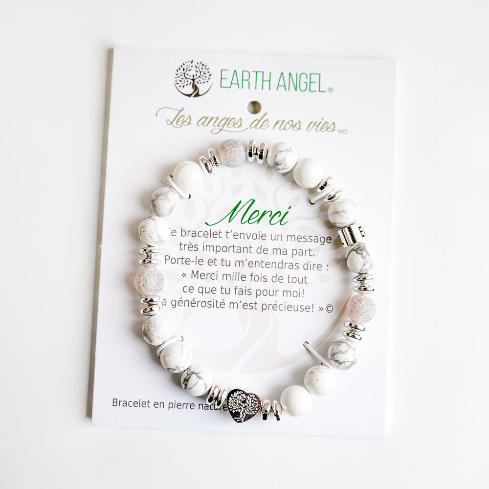 Bracelet message "Mother" - Gray