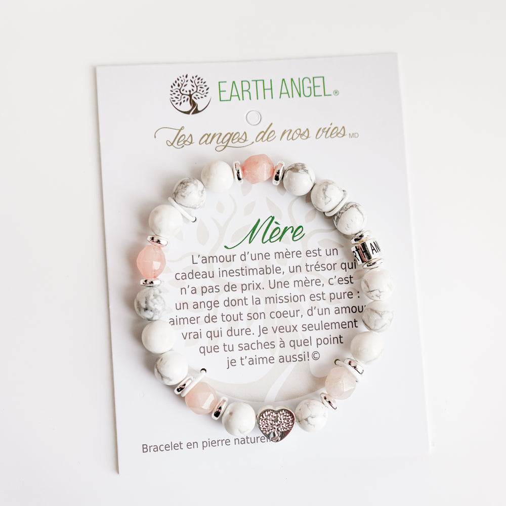 Bracelet message "Mother" - Pink