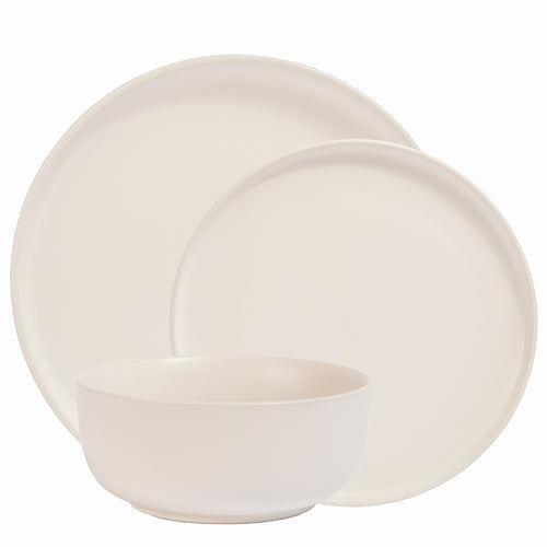 Ensemble de vaisselles 12 pcs ivoires - Lisbon