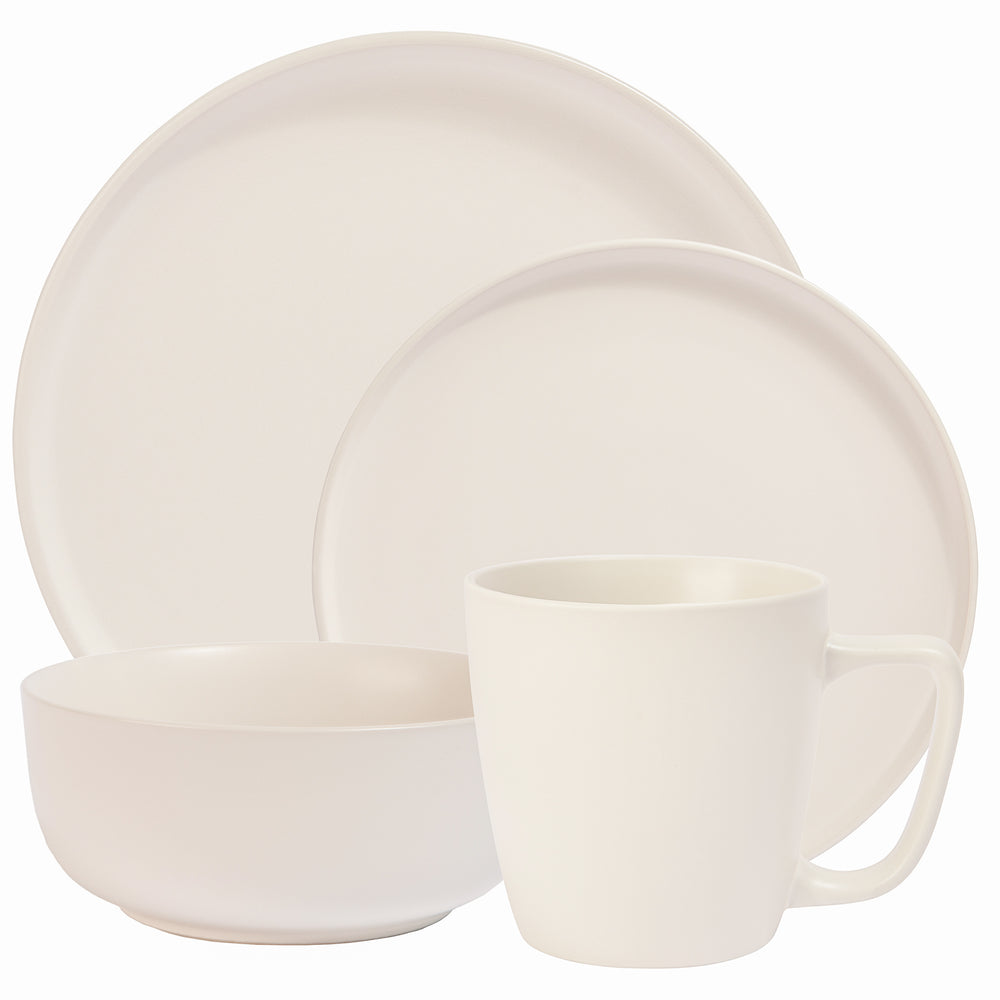 Ensemble de vaisselles 16 pcs ivoires - Lisbon