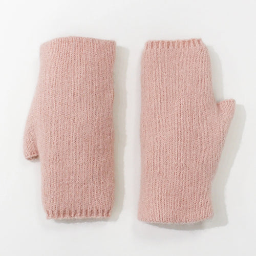 Knitted glovelette - Pink