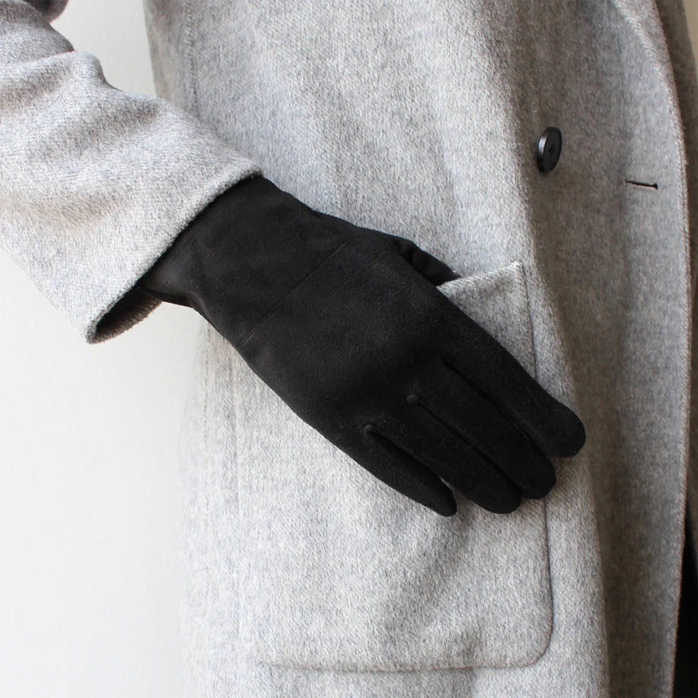 Taupe Wrist Warmer Gloves