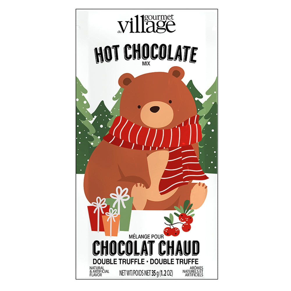 Hot chocolate pouch - Festive bear