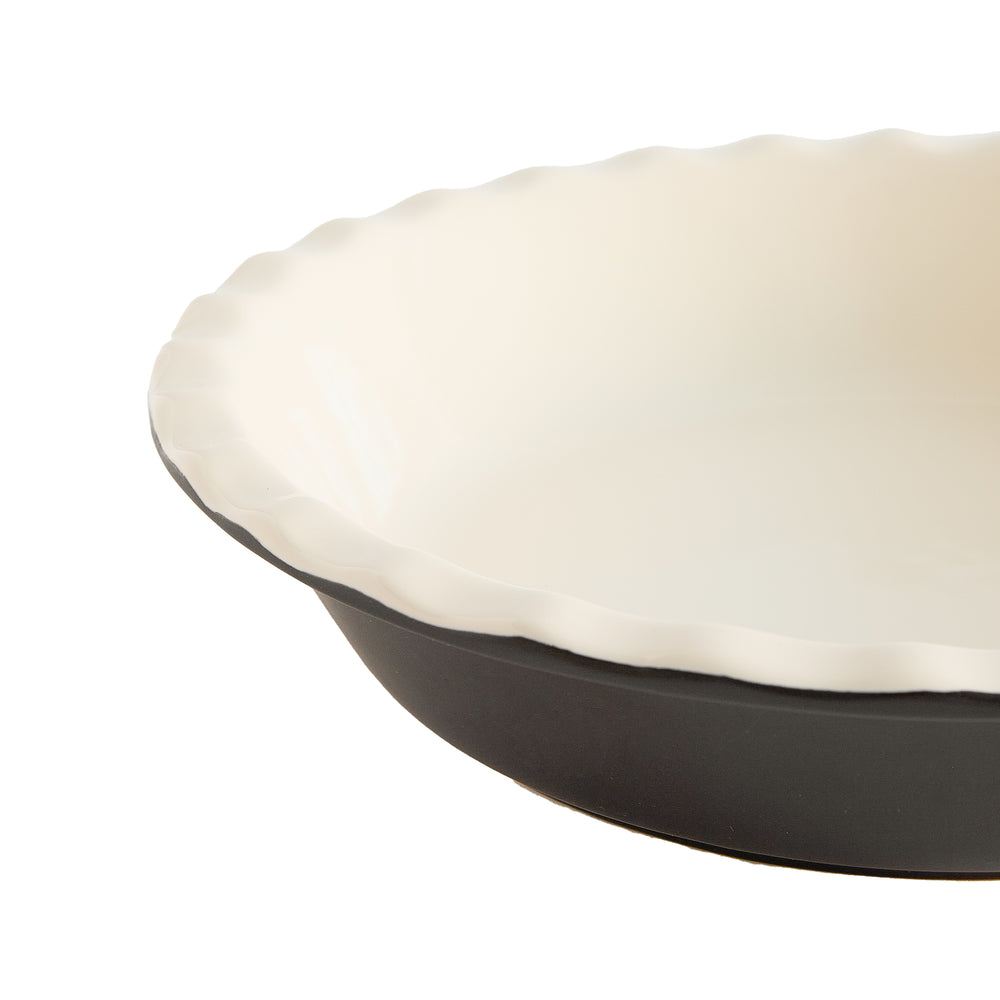 Assiette à tarte vintage - Noire