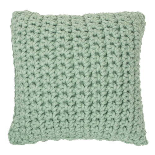 Coussin européen en tricot sauge - Gummy