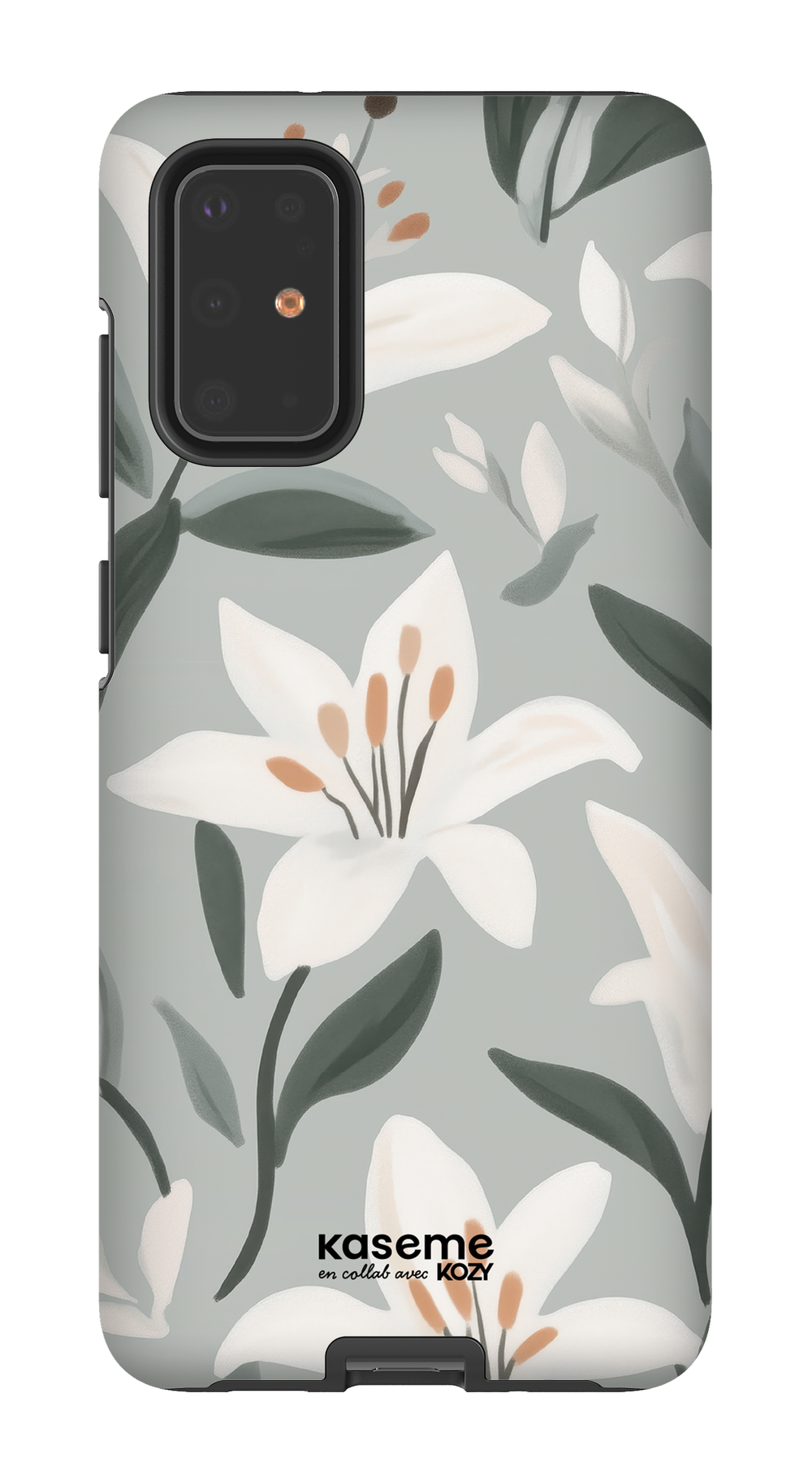 Étui impact pour cellulaire - La danse des lys bleu