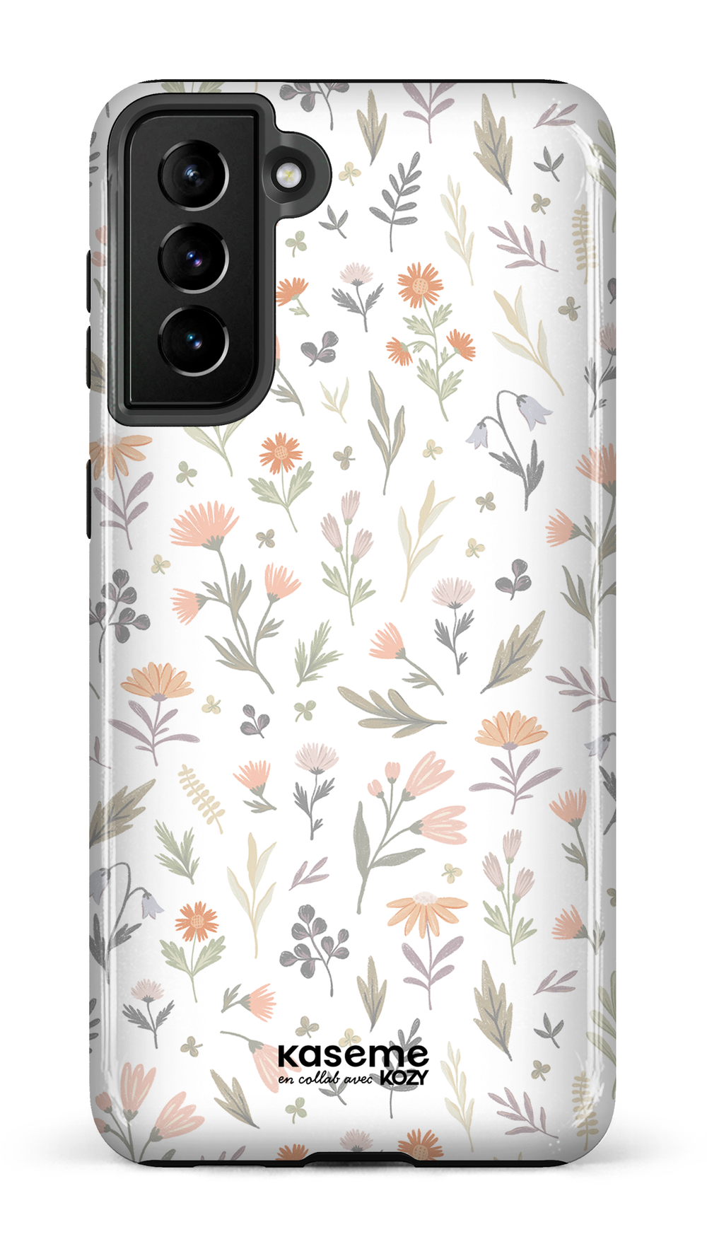 Étui impact pour cellulaire - Tendre floraison