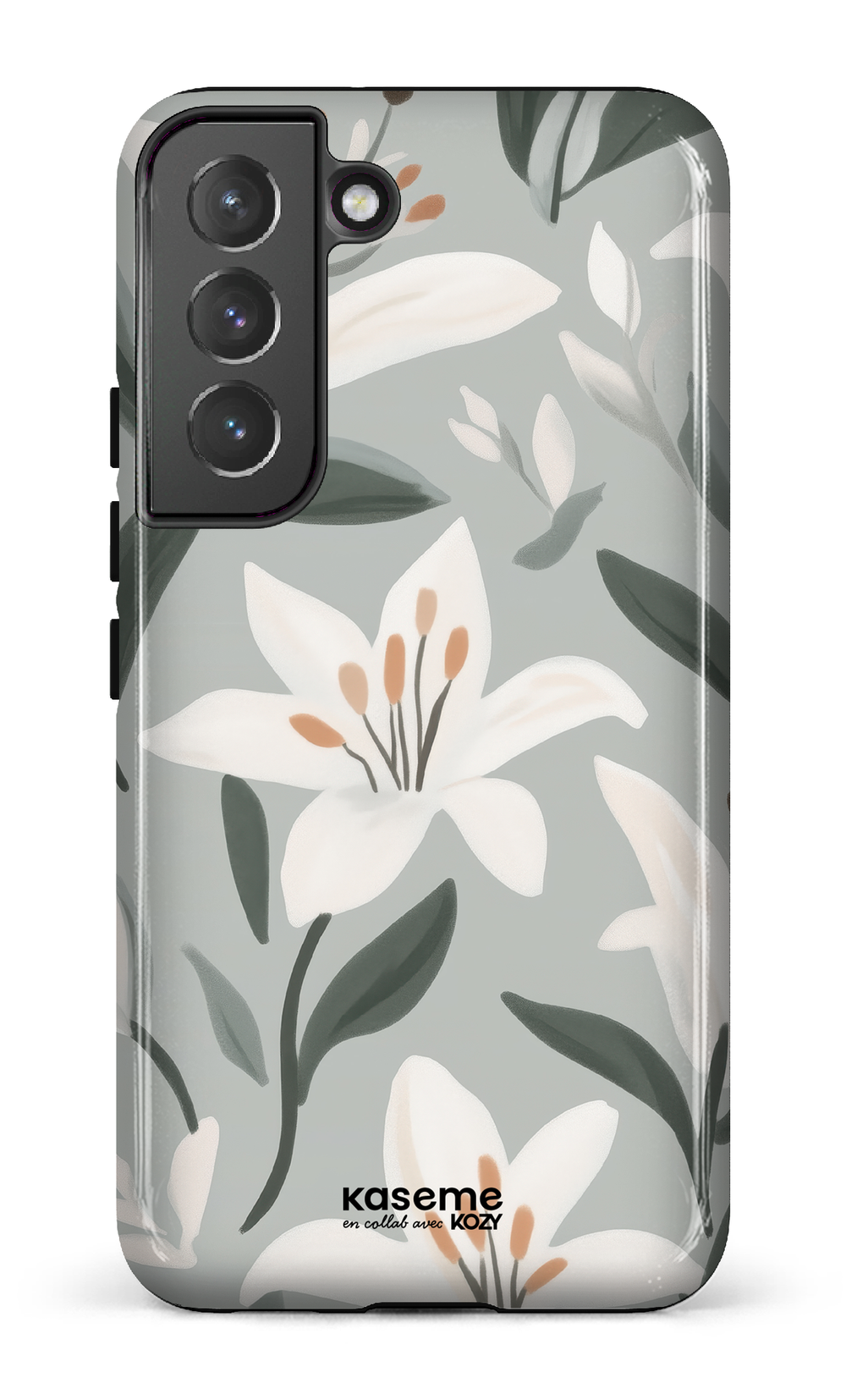 Étui impact pour cellulaire - La danse des lys bleu