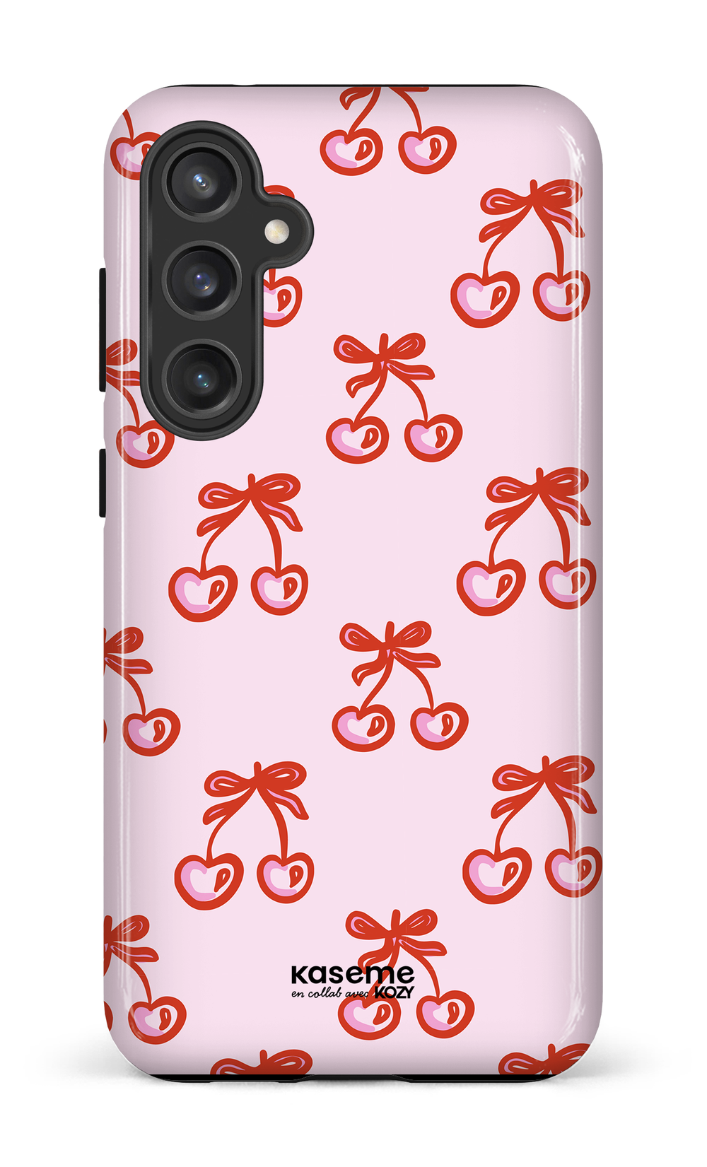 Étui impact pour cellulaire - Cerises bouclées