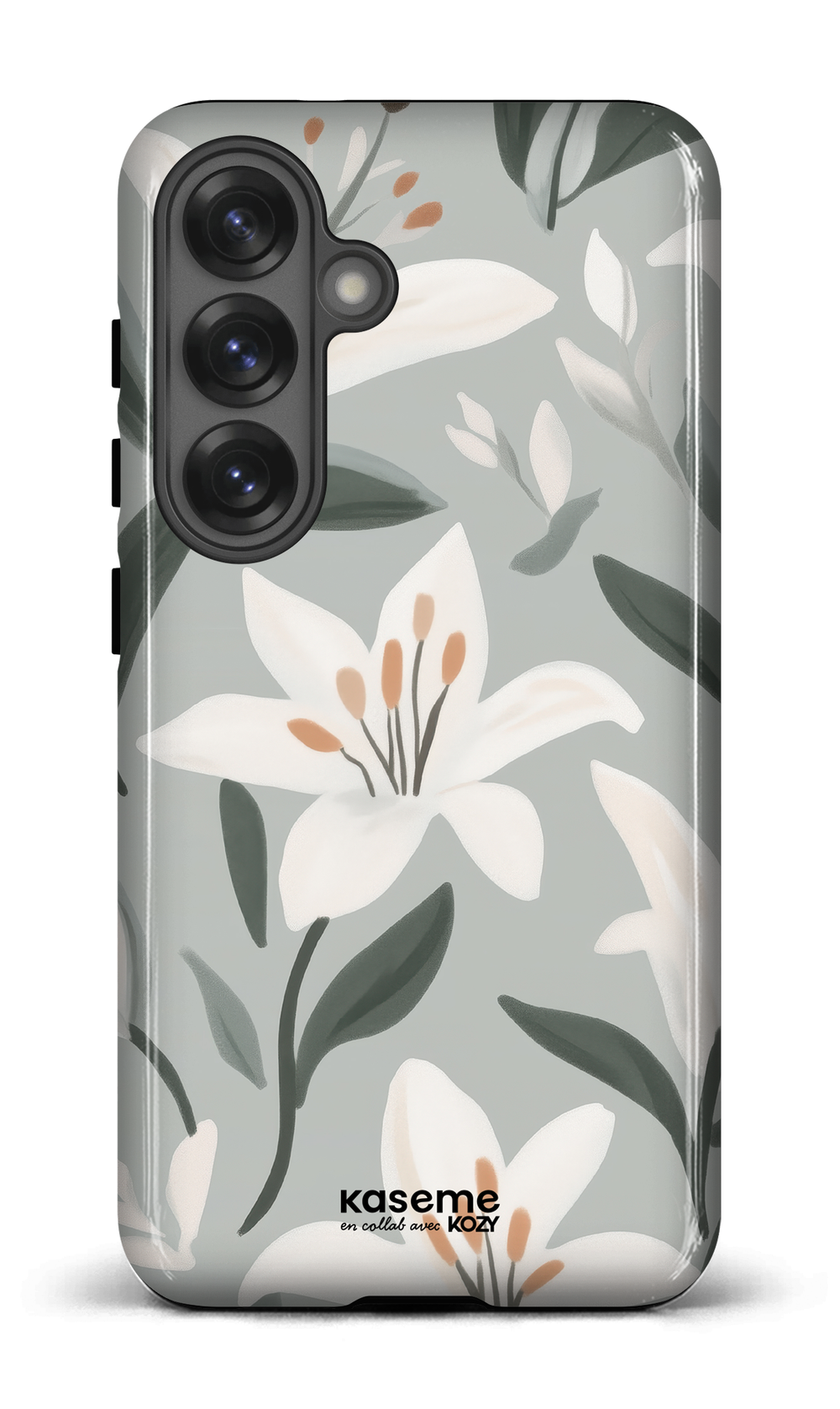 Étui impact pour cellulaire - La danse des lys bleu