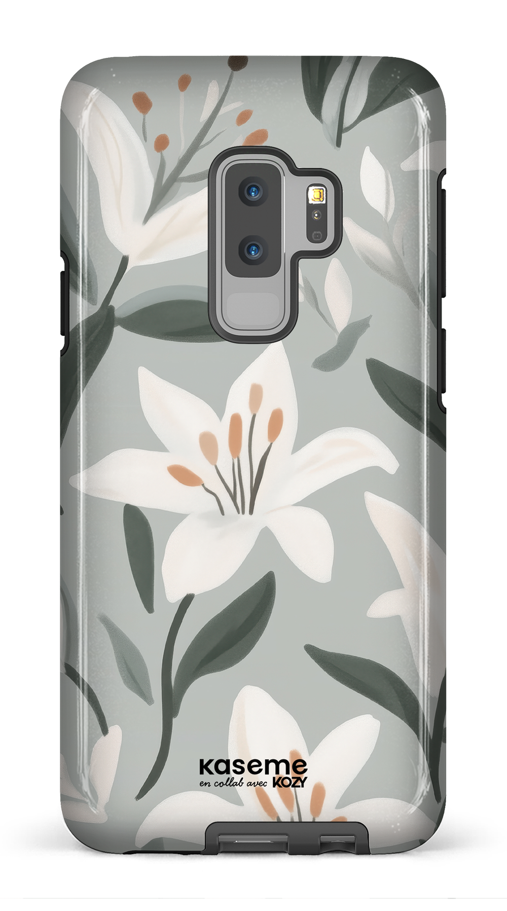 Étui impact pour cellulaire - La danse des lys bleu